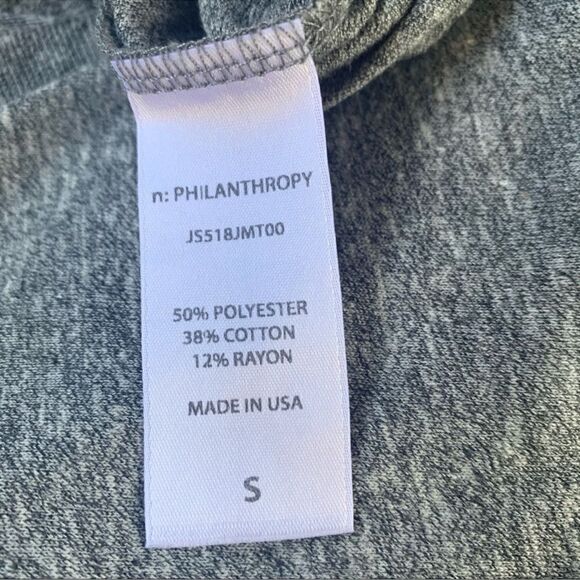 Revolve n:Philanthropy  Breeze Romper Tee shirt shorts Romper Grey & white NWT S - Picture 14 of 16